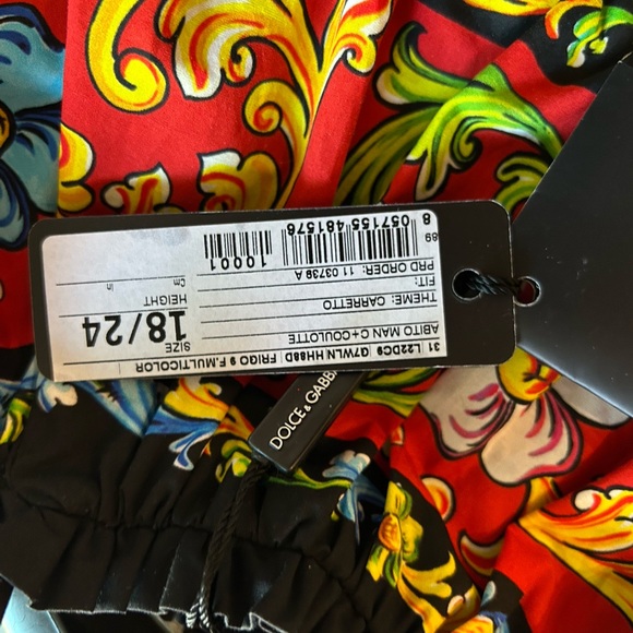 DOLCE & GABBANA Multicolor Masterpiece Dress with bloomers size 18-24 month. - Picture 6 of 16